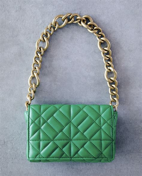 zara quilted bag